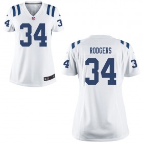 Women's Indianapolis Colts Nike White Game Jersey- RODGERS#34