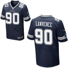 Mens Dallas Cowboys Nike Navy Blue Elite Jersey LAWRENCE#90