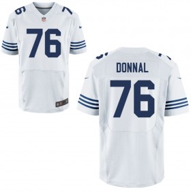 Mens Indianapolis Colts Nike White Alternate Elite Jersey DONNAL#76