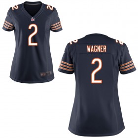 Women's Chicago Bears Nike Navy Blue Game Jersey WAGNER#2