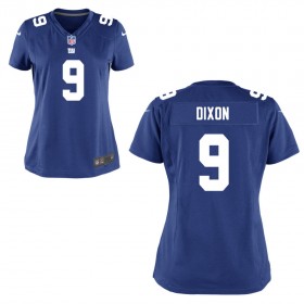 Women's New York Giants Nike Royal Blue Game Jersey DIXON#9