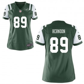Women's New York Jets Nike Green Game Jersey HERNDON#89