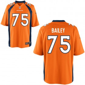 Youth Denver Broncos Nike Orange Game Jersey BAILEY#75
