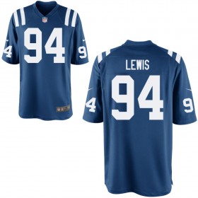 Youth Indianapolis Colts Nike Royal Game Jersey LEWIS#94