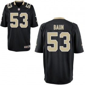 Youth New Orleans Saints Nike Black Game Jersey BAUN#53
