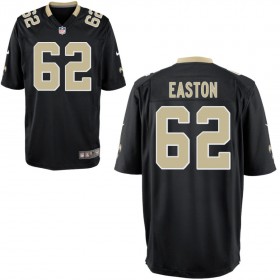 Youth New Orleans Saints Nike Black Game Jersey EASTON#62