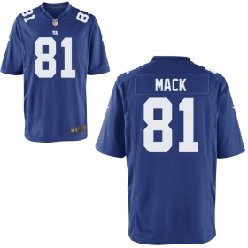 Youth New York Giants Nike Royal Game Jersey MACK#81
