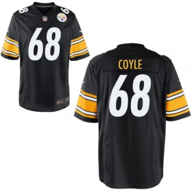 Youth Pittsburgh Steelers Nike Black Game Jersey COYLE#68