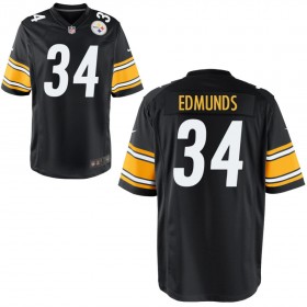 Youth Pittsburgh Steelers Nike Black Game Jersey EDMUNDS#34