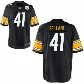 Youth Pittsburgh Steelers Nike Black Game Jersey SPILLANE#41