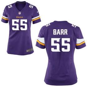Women's Minnesota Vikings Nike Purple Game Jersey BARR#55