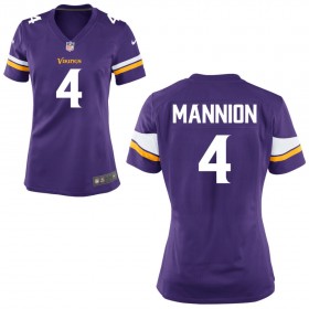 Women's Minnesota Vikings Nike Purple Game Jersey MANNION#4