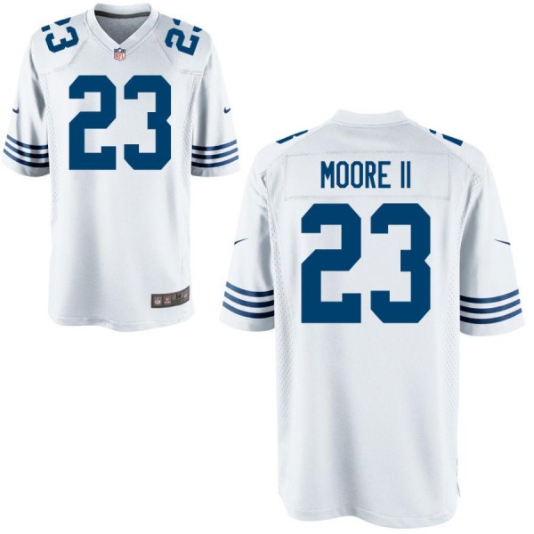 Men's Indianapolis Colts Nike Royal Throwback Game Jersey MOORE II#23