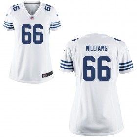 Women's Indianapolis Colts Nike White Game Jersey WILLIAMS#66