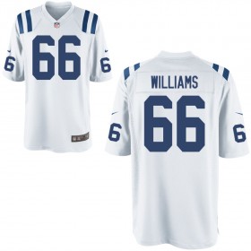 Youth Indianapolis Colts Nike White Game Jersey WILLIAMS#66