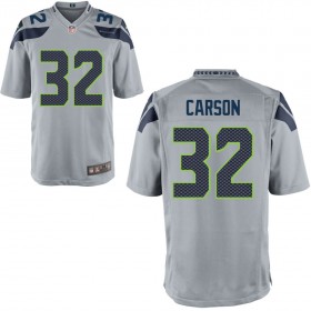 Seattle Seahawks Nike Alternate Game Jersey - Gray CARSON#32