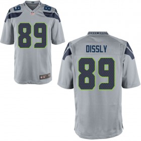 Seattle Seahawks Nike Alternate Game Jersey - Gray DISSLY#89