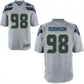 Seattle Seahawks Nike Alternate Game Jersey - Gray ROBINSON#98