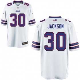 Nike Men's Buffalo Bills Game White Jersey JACKSON#30