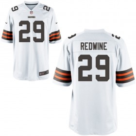 Nike Men's Cleveland Browns Game White Jersey REDWINE#29