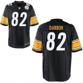 Men's Pittsburgh Steelers Nike Black Game Jersey DARBOH#82