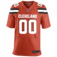 Men's Cleveland Browns Nike Orange Custom Alternate Elite Jersey
