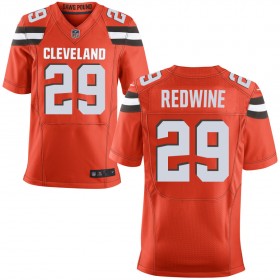 Men's Cleveland Browns Nike Orange Alternate Elite Jersey REDWINE#29
